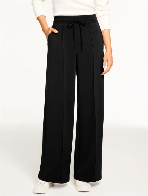 AirKnit Stretch Wide Leg Pants | Talbots