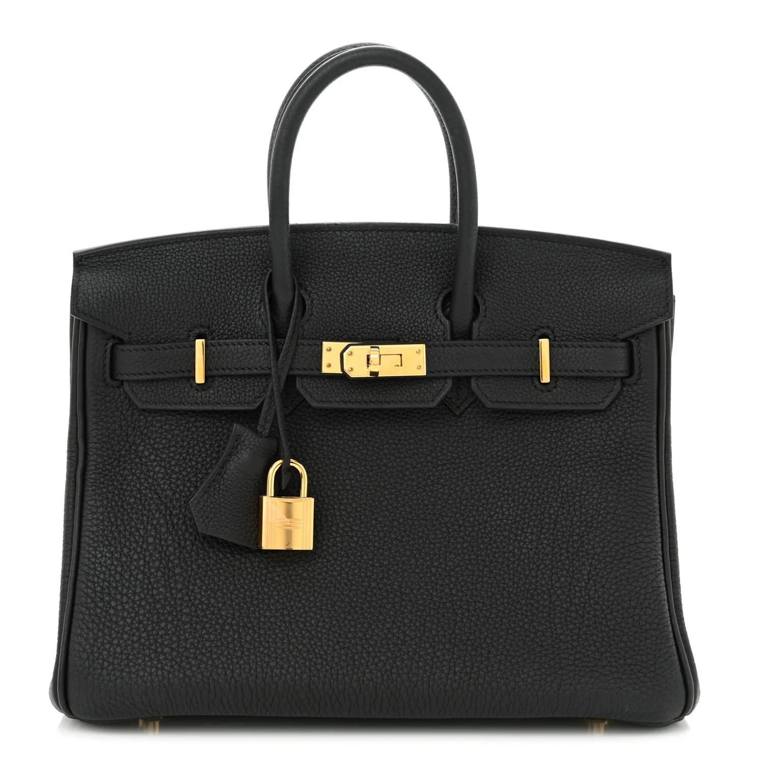 Togo Birkin 25 Black | FASHIONPHILE (US)