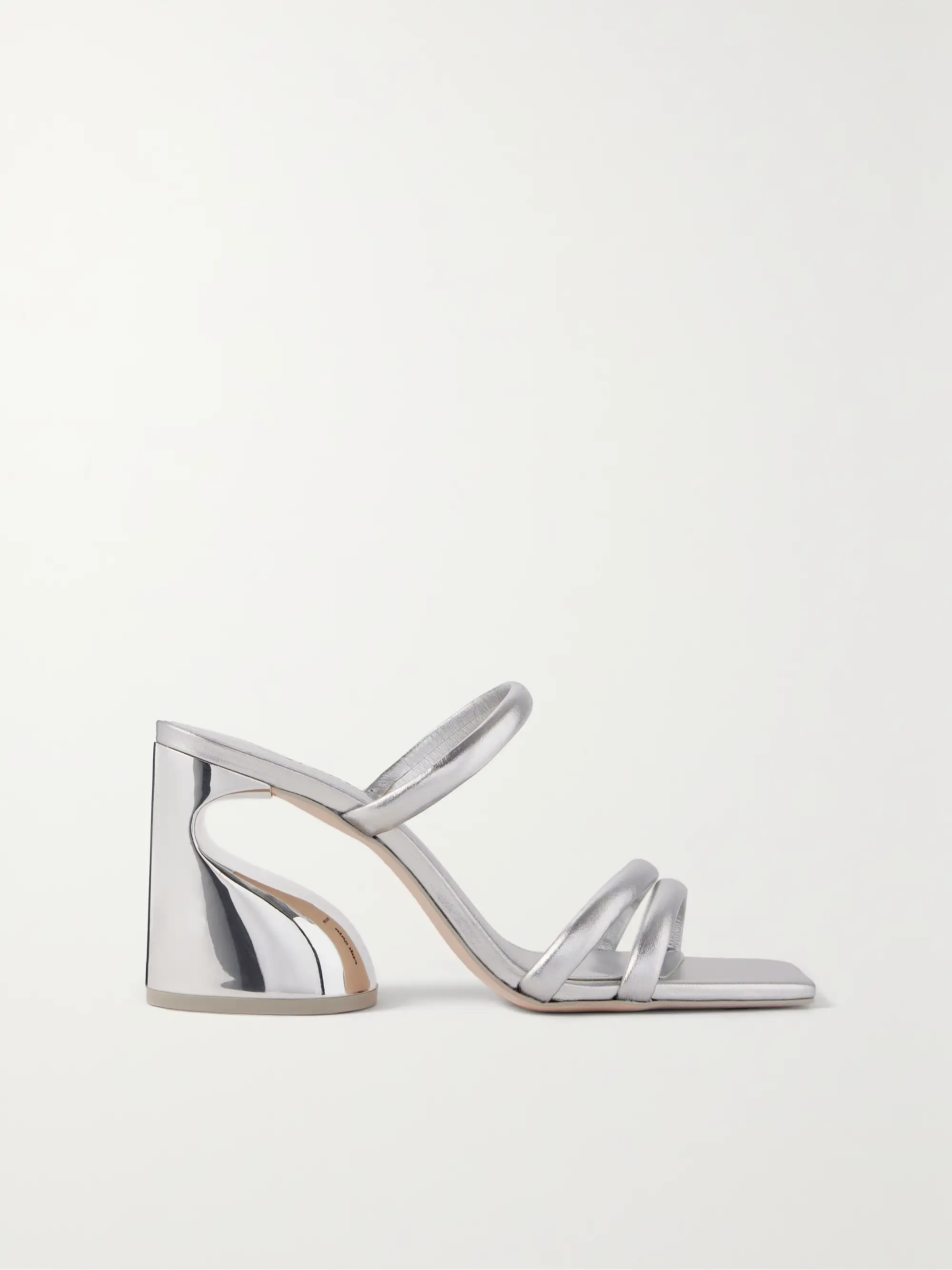 CULT GAIA Zuma metallic leather mules | NET-A-PORTER | NET-A-PORTER (US)