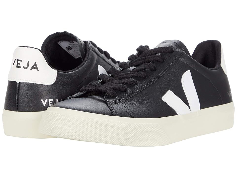 VEJA Campo Women's Shoes Chrome Free/Black/White : EU 37 (US Women's 6) M, Leather | Zappos