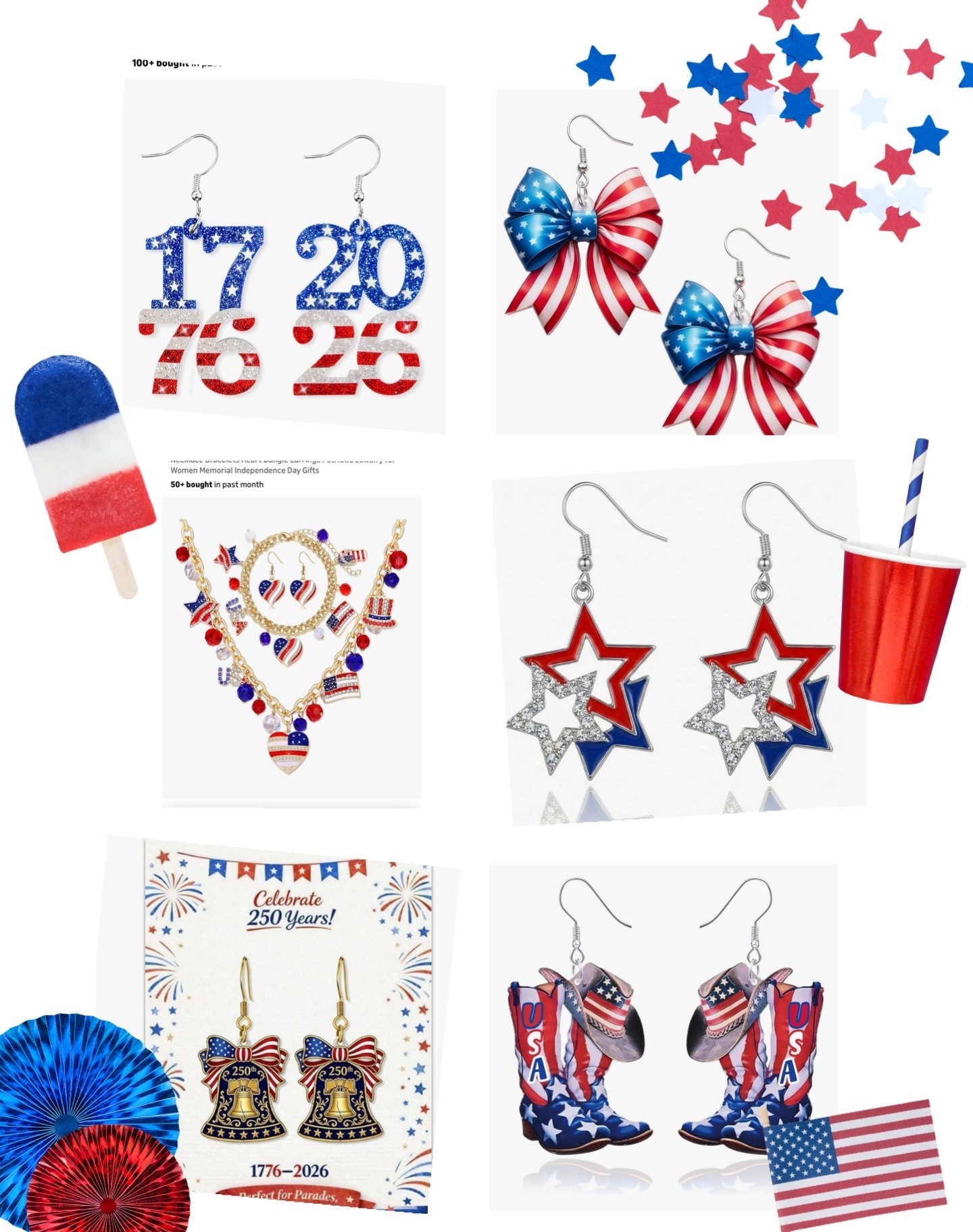 These earrings are incredibly fun! 
#redwhiteandblue #bepatriotic #4thofjuly

#LTKSeasonal #LTKOver40 #LTKMidsize