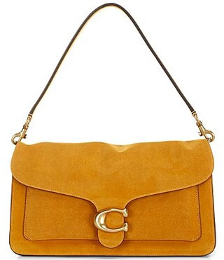 COACH Tabby 36 Suede Shoulder Bag - Marigold | Dillard's