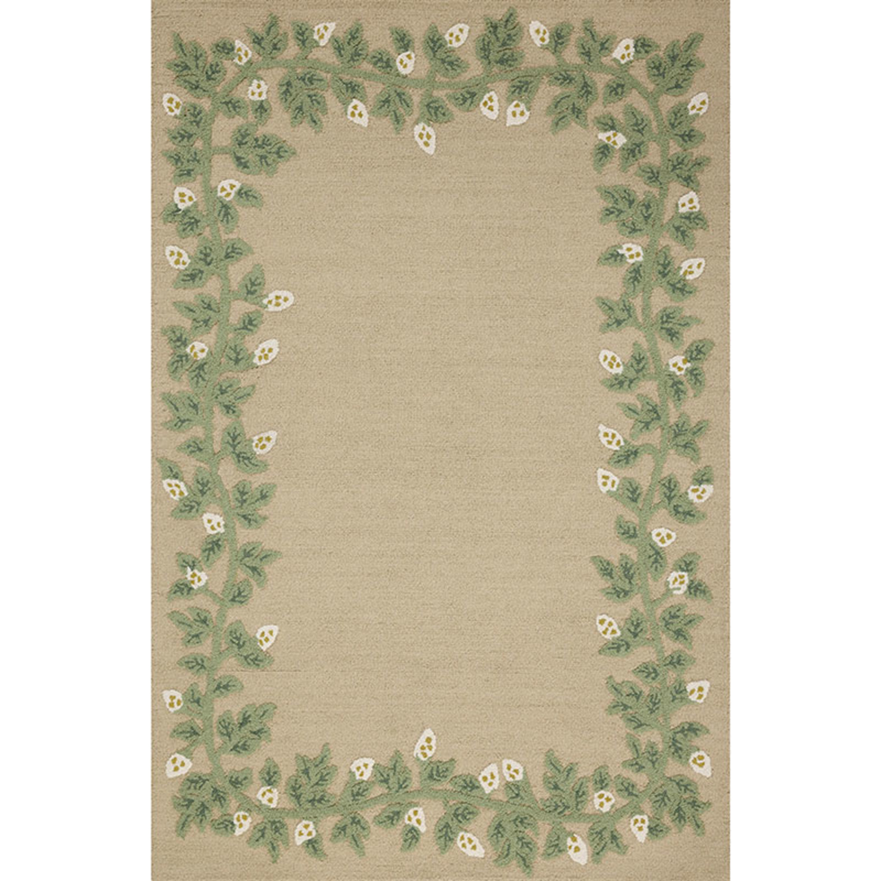 Highgrove Wool Rug - Ivory, 7' 9" x 9' 9" | The Company Store