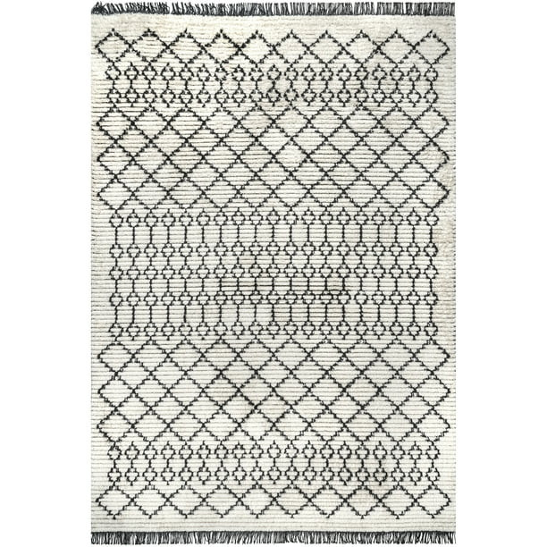 nuLOOM Naomi Soft Shag Moroccan Fringe Area Rug - Walmart.com | Walmart (US)