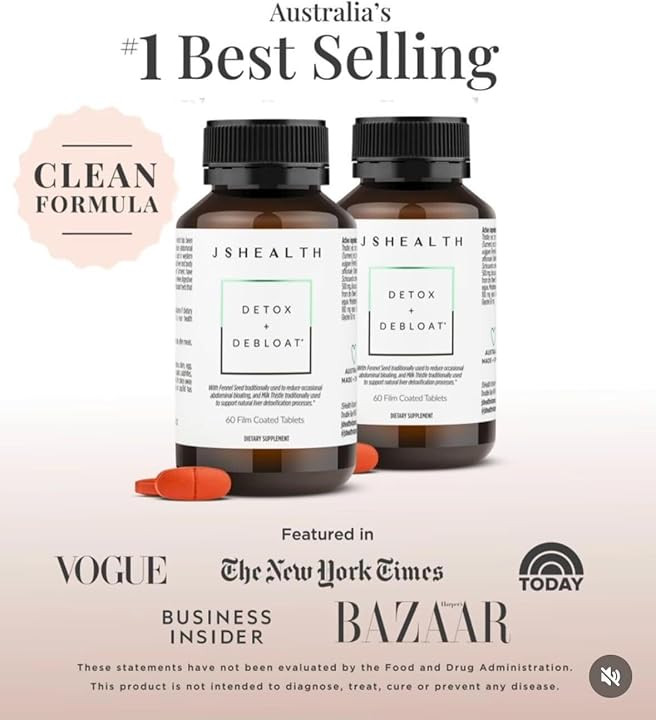 JSHealth Vitamins Detox and Debloat Liver Health Formula | Liver Detox Pills | Debloating Formula... | Amazon (US)