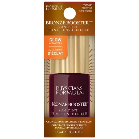 Physicians Formula Bronze Booster liquid Lip and Cheek Tint with Niacinamides in Berry Tint, 0.33 fl oz | Walmart (US)