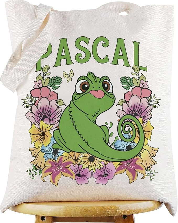 WZMPA Chameleon Pascal Tote Bag - Pascal Fans Gift, Shoulder Bag, Merchandise | Amazon (US)
