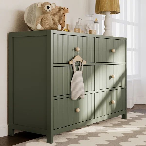 Teddi 6 Drawer Double Dresser | Wayfair North America