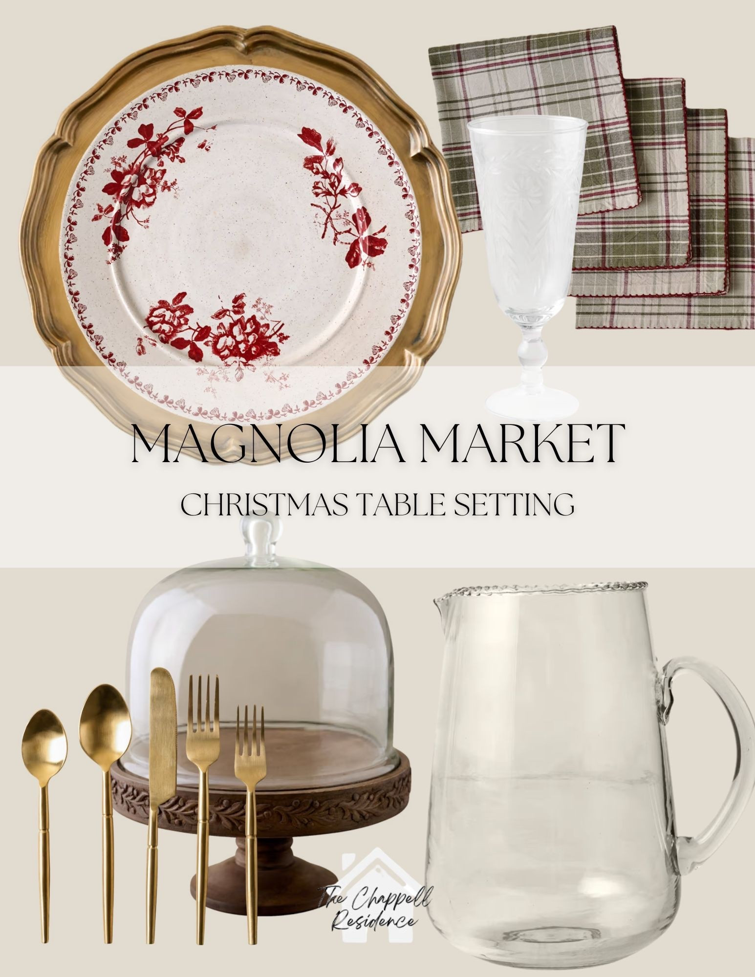Magnolia Market Christmas Table Setting Idea

#LTKSeasonal #LTKHome #LTKHoliday