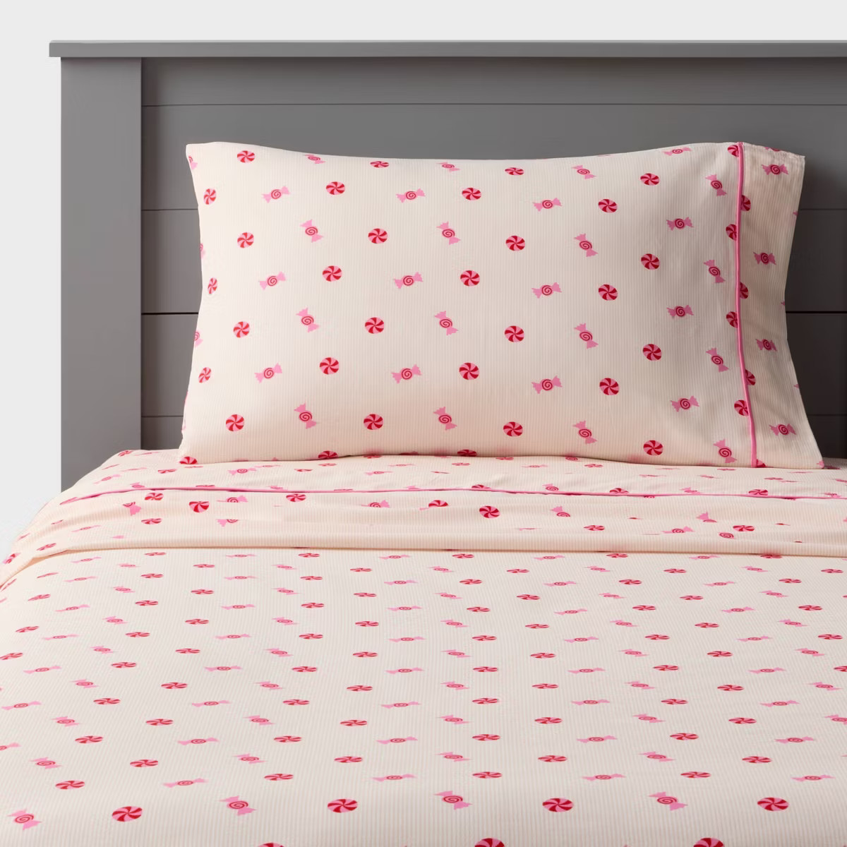 Candy Stripes Kids' Cotton Sheet Set - Pillowfort™ | Target