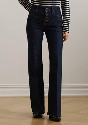 Lauren Ralph Lauren Women's High-Rise Flare Jeans | Belk
