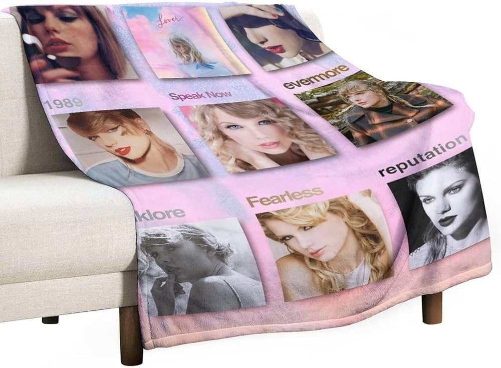 Music Album Covers Blanket,Throw Blanket, Album Blanket, Photo Collage, Fans Gift, Gift for Music... | Amazon (US)