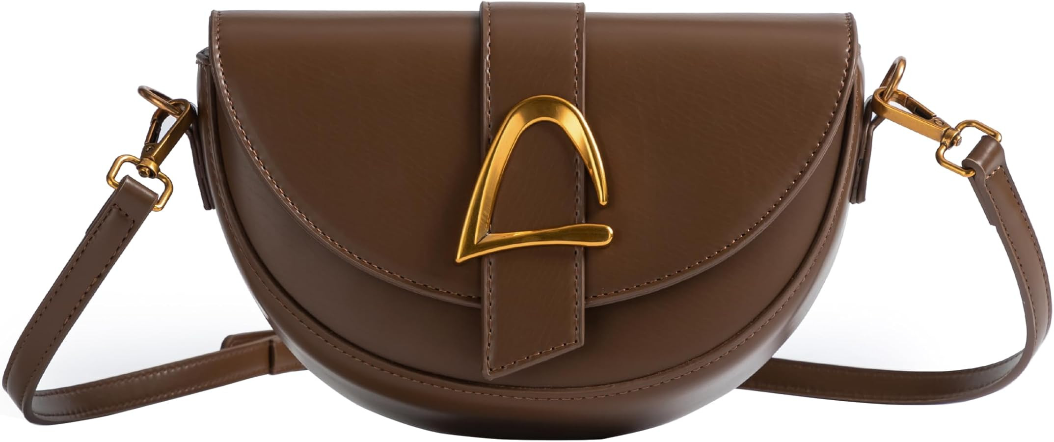 Coucoland Crossbody Bags for Women - Shoulder Bag Faux Leather Bag Saddle Clutch Purse Flap Handb... | Amazon (US)