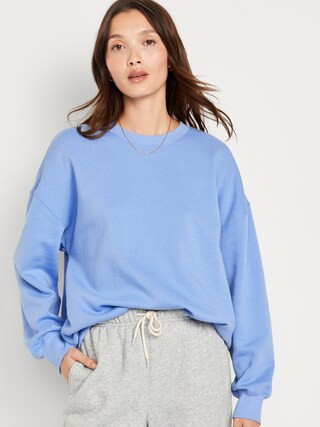 Oversized Vintage Tunic Sweatshirt for Women | Old Navy (US)