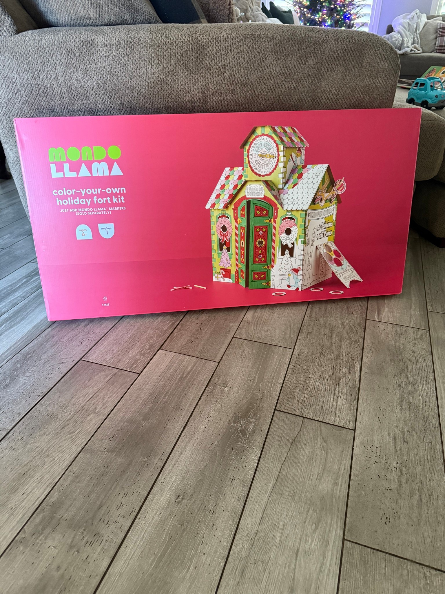 So excited to color this cardboard Christmas house with Emrie! 🎄

#targetfind #toddlerfun #screenfree

#LTKKids #LTKHoliday