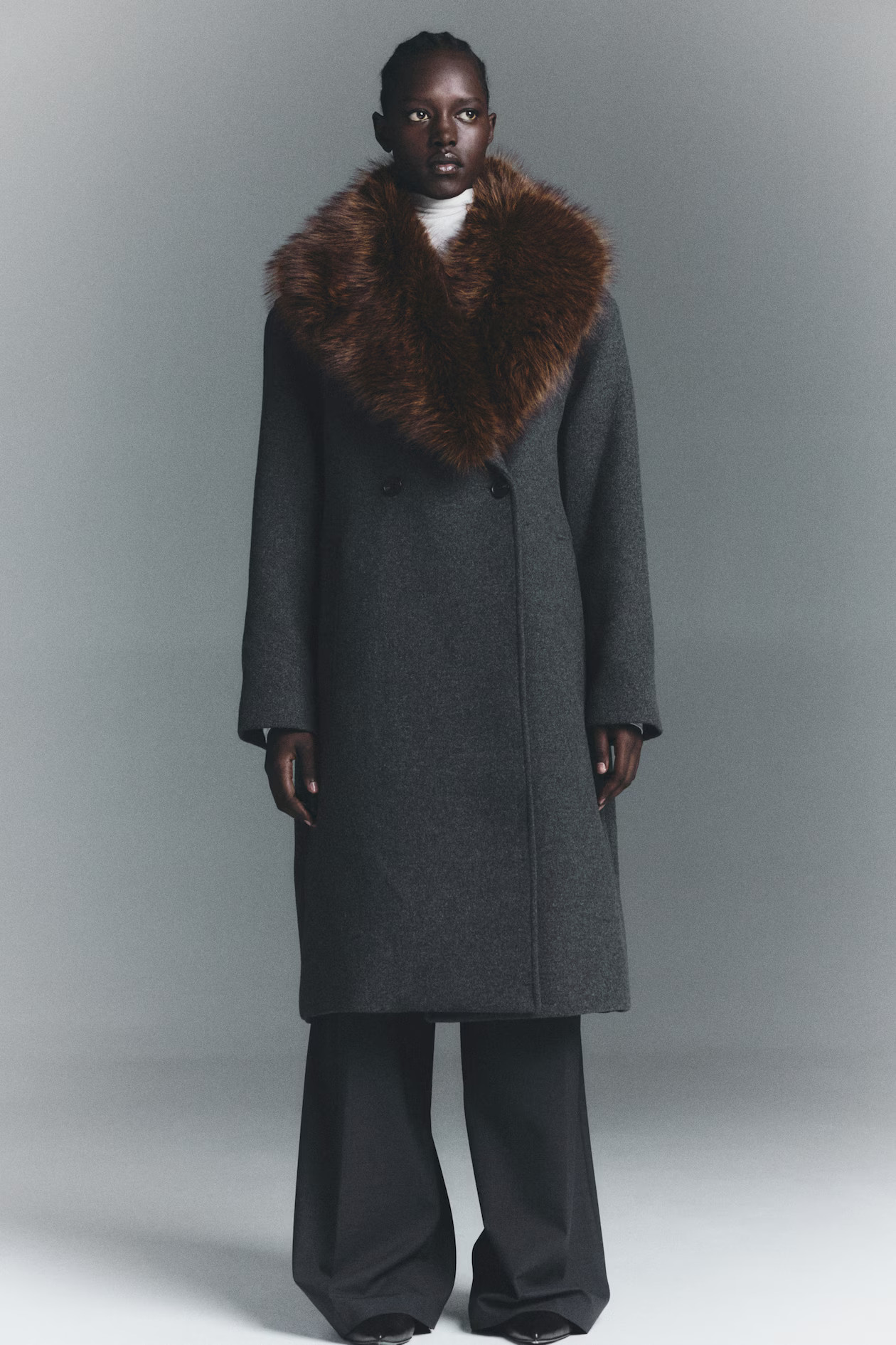 Zweireihiger Mantel | H&M (DE, AT, CH, NL, FI)