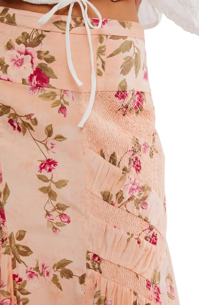 Rowan Floral Smocked Maxi Skirt | Nordstrom Rack