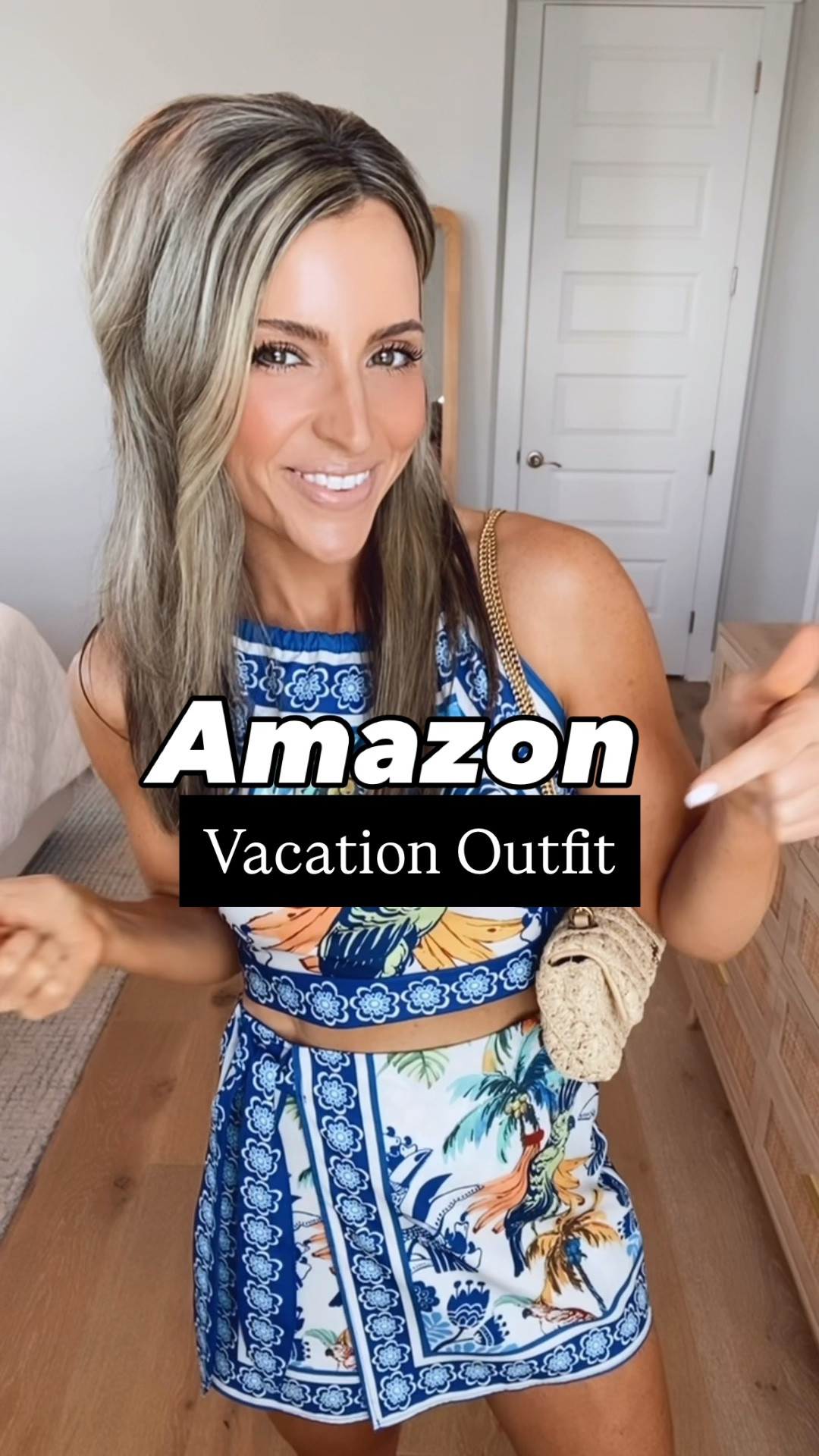 Stylish and comfortable tropical print skort set for your next vacay! Pair it with these sandals and you're ready to go!

#LTKTravel #LTKSeasonal #LTKootd