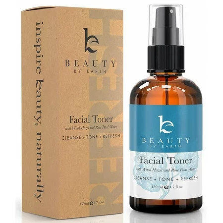 Beauty by Earth Witch Hazel Facial Toner - Made with Organic and Natural Ingredients (1 pack ) - 4.7 fl. oz | Walmart (US)