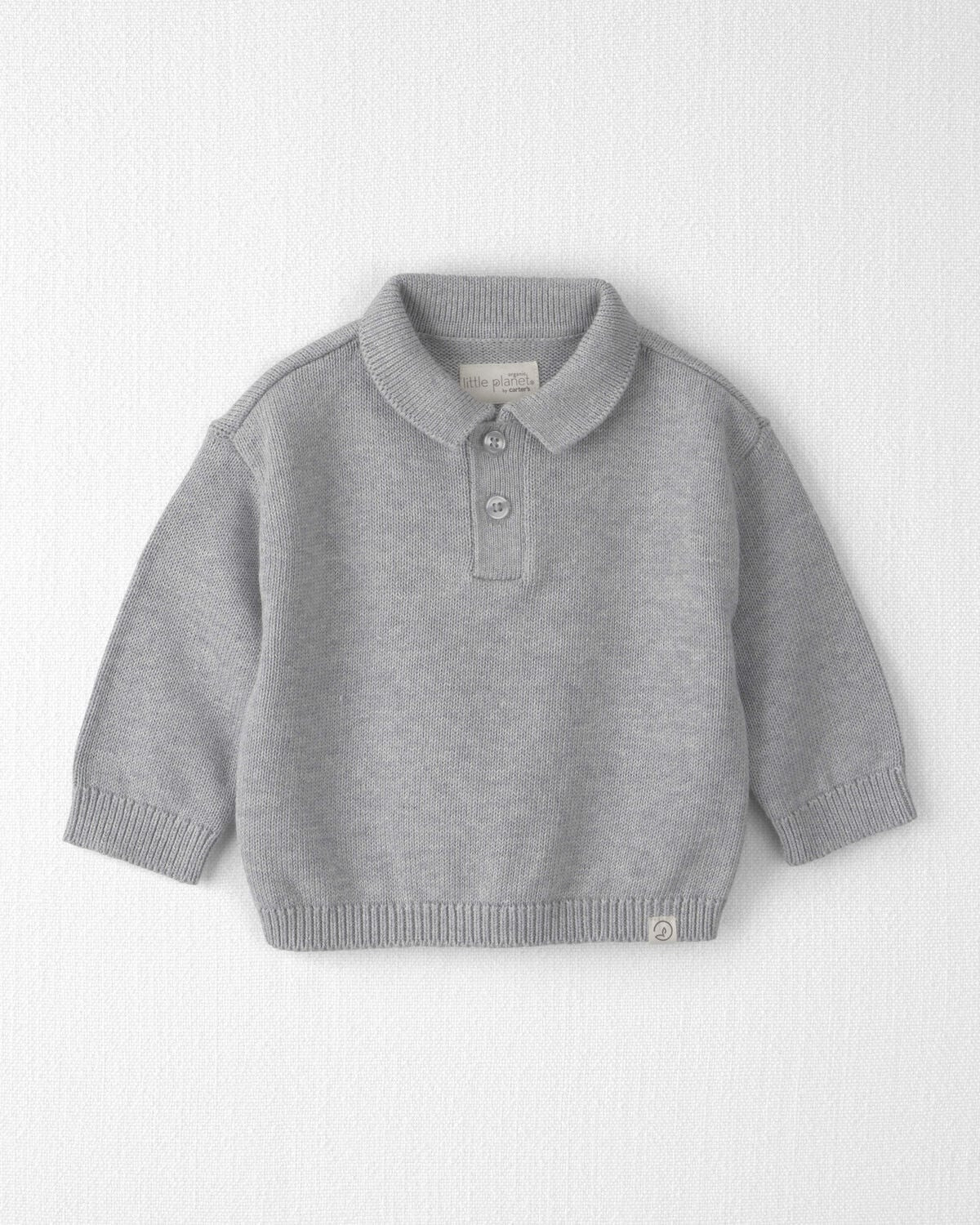 Baby Boy Organic Cotton Sweater Knit Polo | Carter's Inc