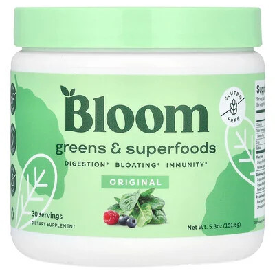 Bloom, Greens & Superfoods, Original , 5.3 oz (151.5 g) | iHerb