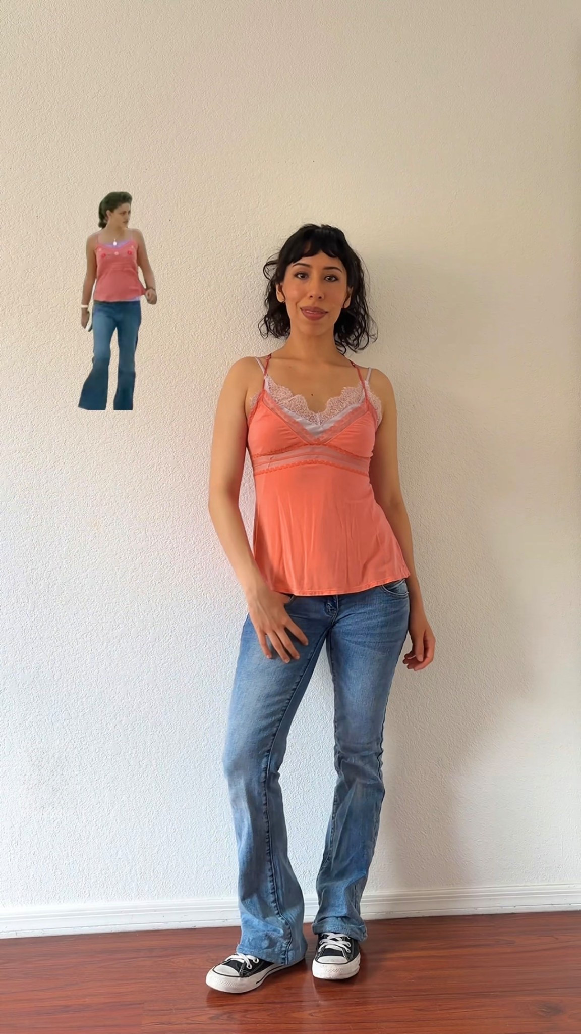 Cleo Sertori h2o outfits: tops are both old VS, jeans 🏷️American Brat 