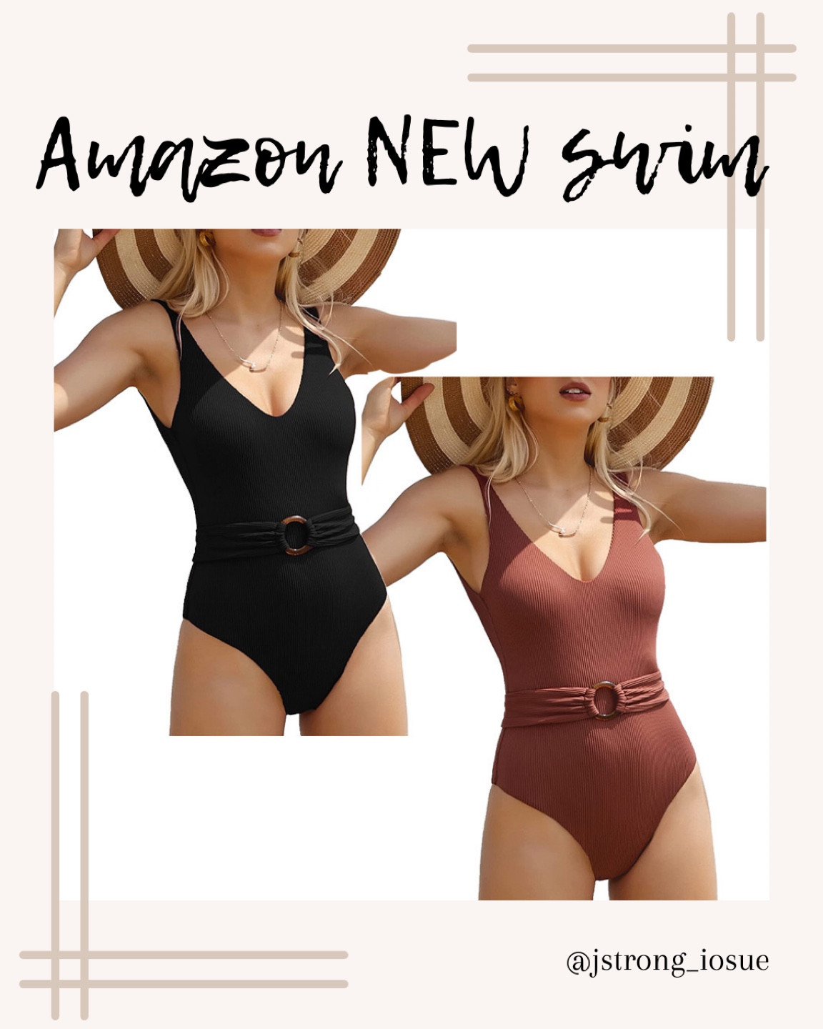Amazon swim under $30! Comes in 4 colors! 

#LTKunder50 #LTKFind #LTKswim