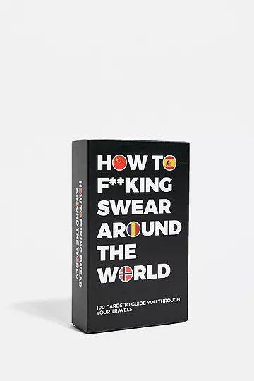 Kartenspiel „How To F**king Swear Around The World" | Urban Outfitters (EU)