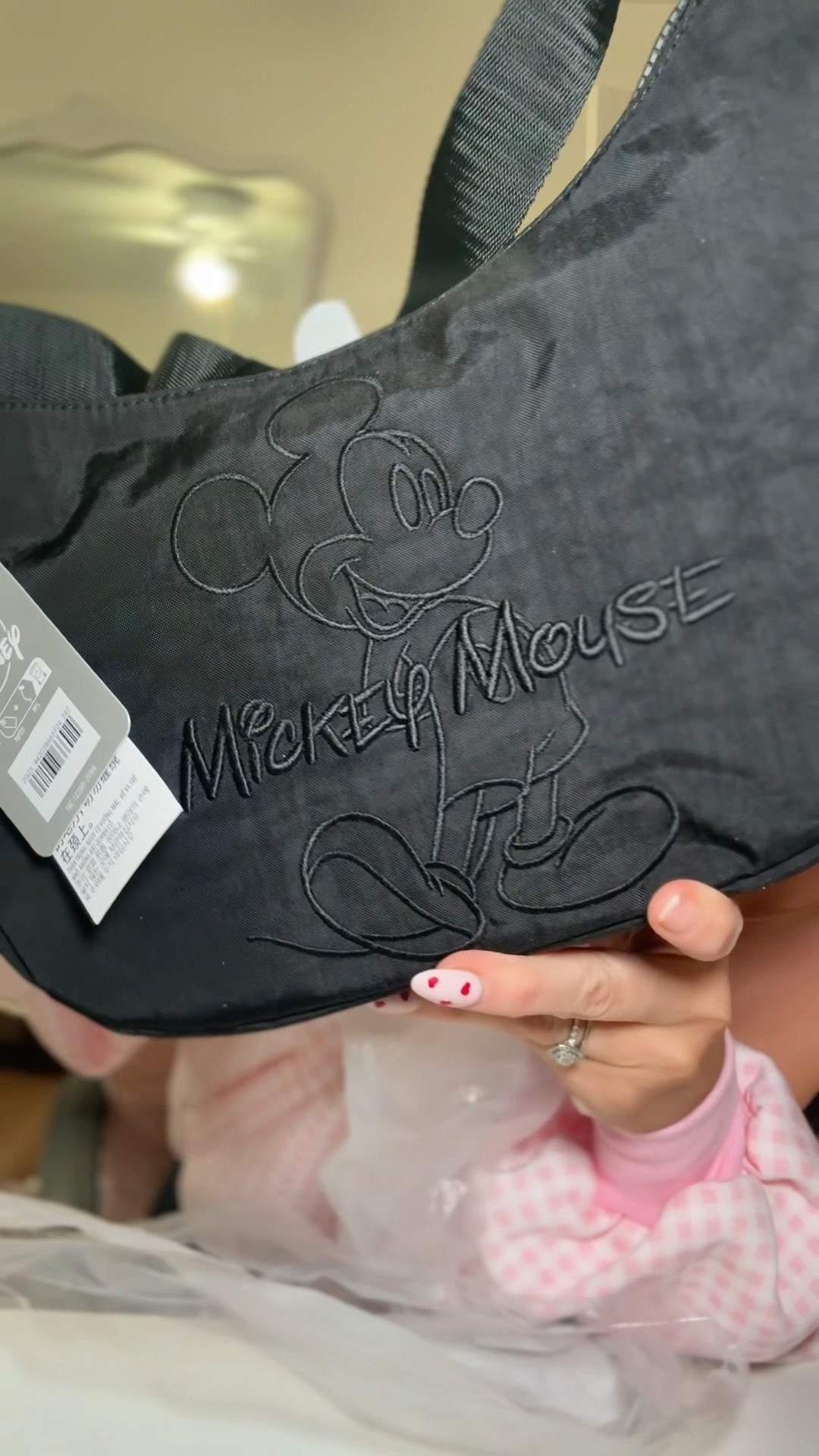 Loving these cresent style bags rn + Mickey Mouse on it?! Immediately yes 😍

#LTKmomlife #LTKTravel #LTKKids
