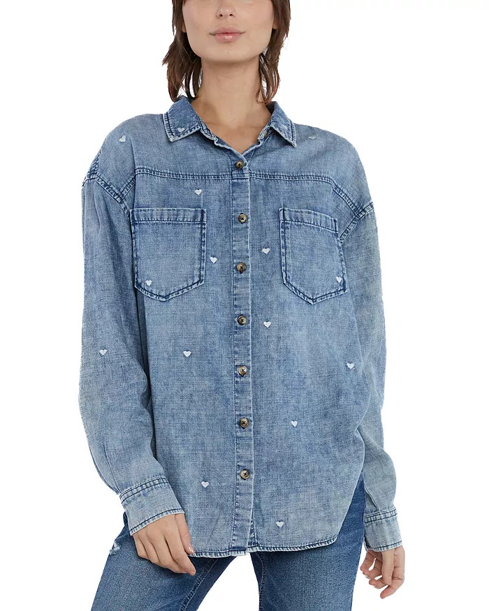 Hearts Embroidered Shirt | Bloomingdale's (US)