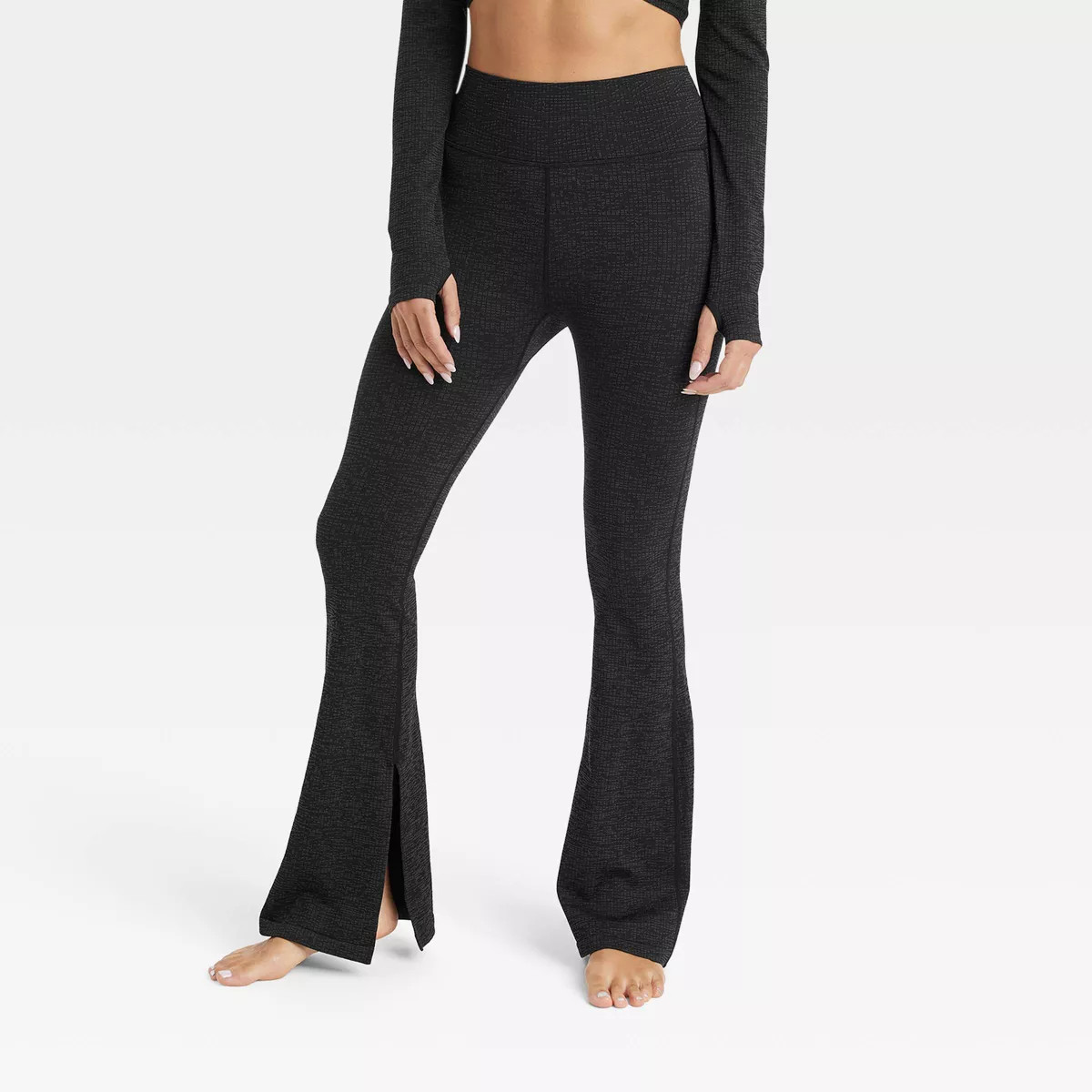Women's Textured Flare Leggings - JoyLab™ | Target
