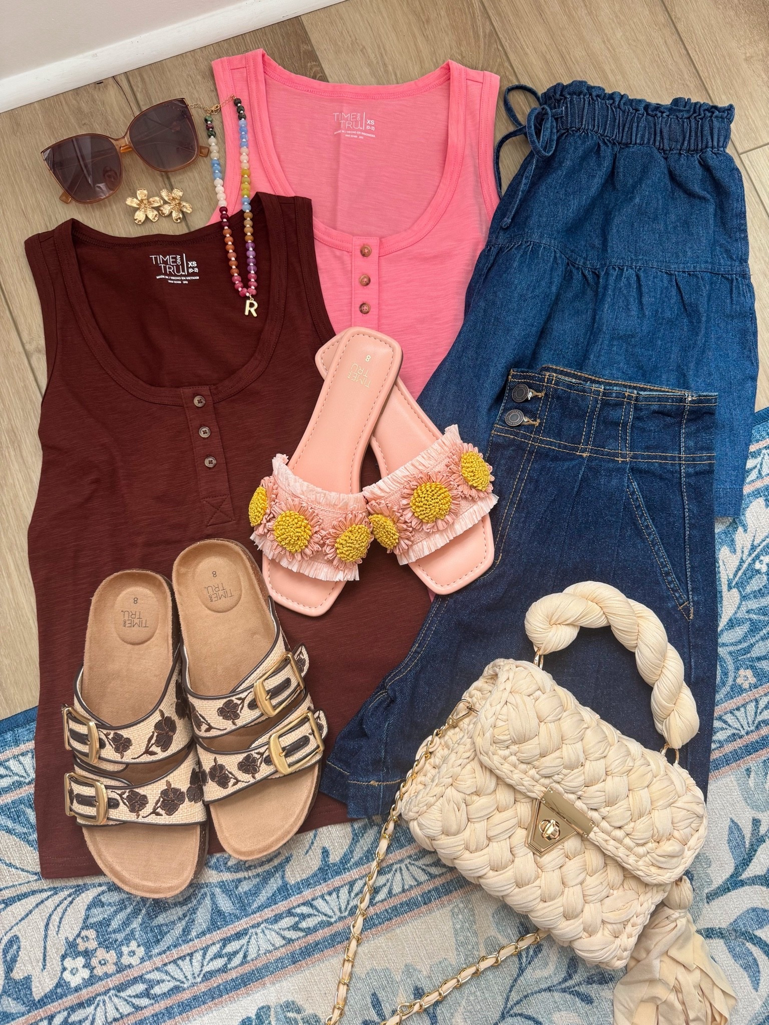 These under $10 Walmart tank tops are some of my MOST worn basics every single summer 🙌☀️ They’re soft, flattering, lightweight, layer perfectly, and come in SO many good colors!

Also grabbed these two new pairs of denim shorts and I’m obsessed 😍 One pair has the cutest paperbag waist detail and the darker wash pair has such a flattering fit. Both are comfy, easy to style, and perfect for everyday summer outfits.

Styled everything with fun summer sandals and accessories for easy casual outfit ideas you can mix and match all season long ✨ Affordable fashion finds like this are my favorite!

#walmartfashion #walmartfinds #tanktops #summerbasics #denimshorts #casualstyle #everydayoutfits #affordablefashion #summerfashion #momstyle #capsulewardrobe #easyoutfits #walmartstyle #summeroutfitideas #budgetfriendlyfashion #ootd #casualchic #everydayfashion #under10finds

#LTKootd #LTKmomlife #LTKPetite