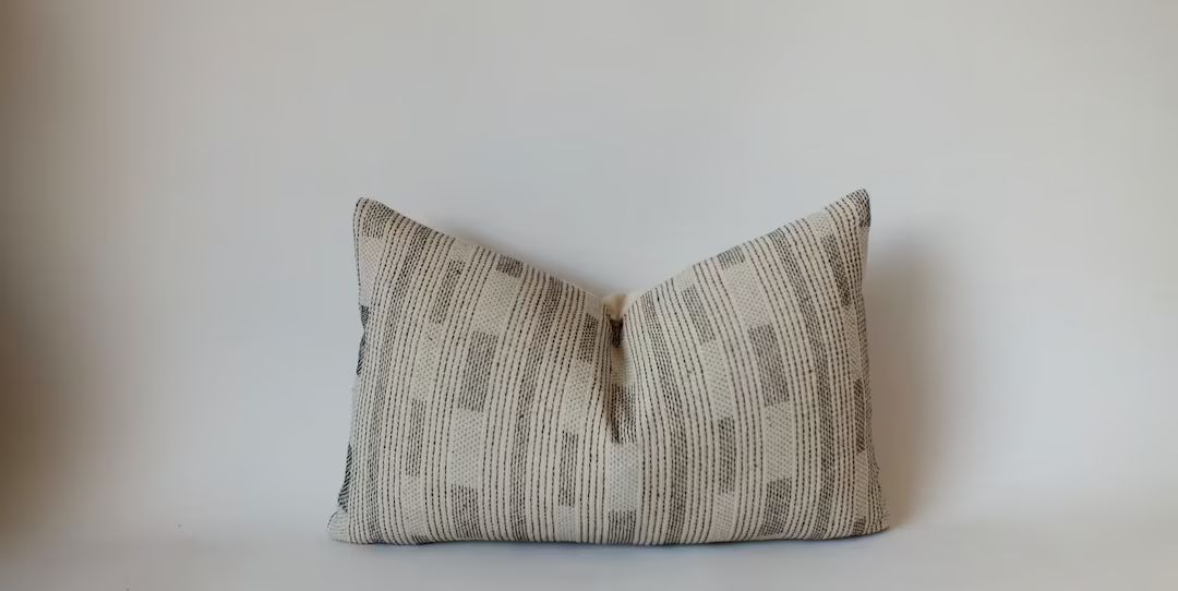 Hmong Striped Cushions Cover Sashimi Throw Pillow Decorative - Etsy | Etsy (US)