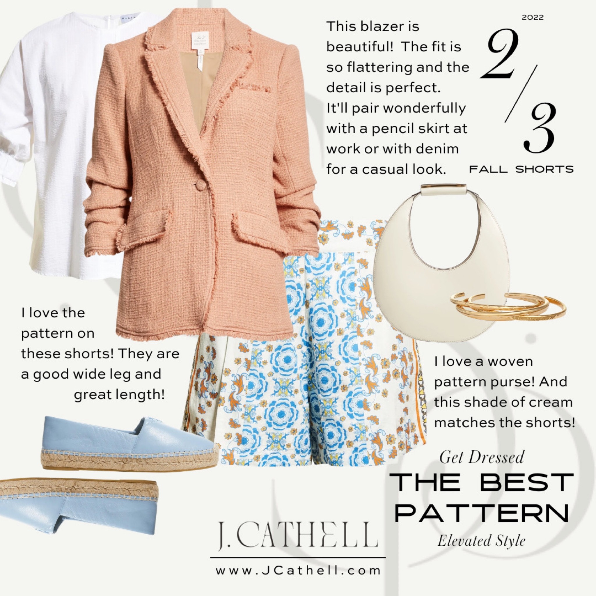 While fall is just around the corner, it's still hot in Atlanta! I’ve pulled a few shorts looks that will help keep you cool but have the great colors and textures for fall. The first look with these tweed shorts is a perfect marriage for this in-between weather! Follow my shop @j.cathell on the @shop.LTK app to shop this post and get my exclusive app-only content!

#LTKstyletip #LTKSeasonal #LTKitbag