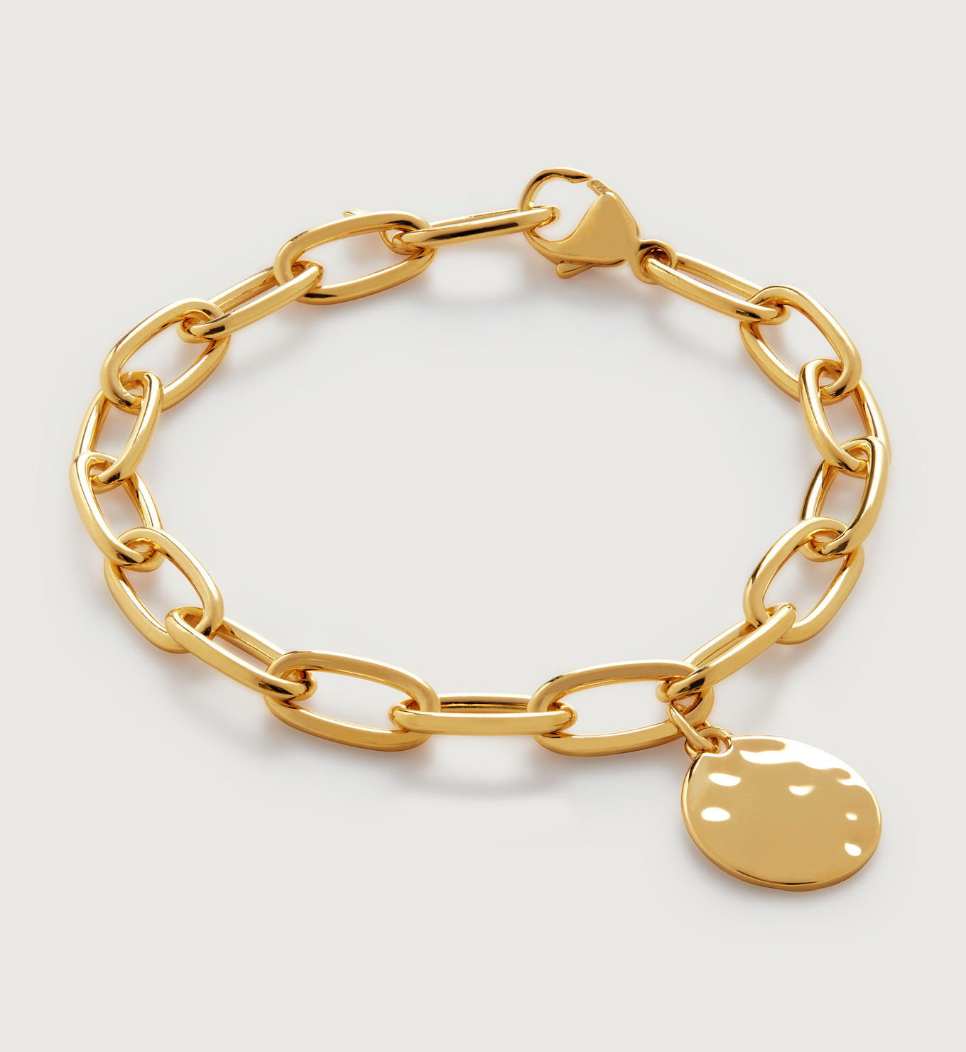 ID Oval Charm Bracelet | Monica Vinader (Global)