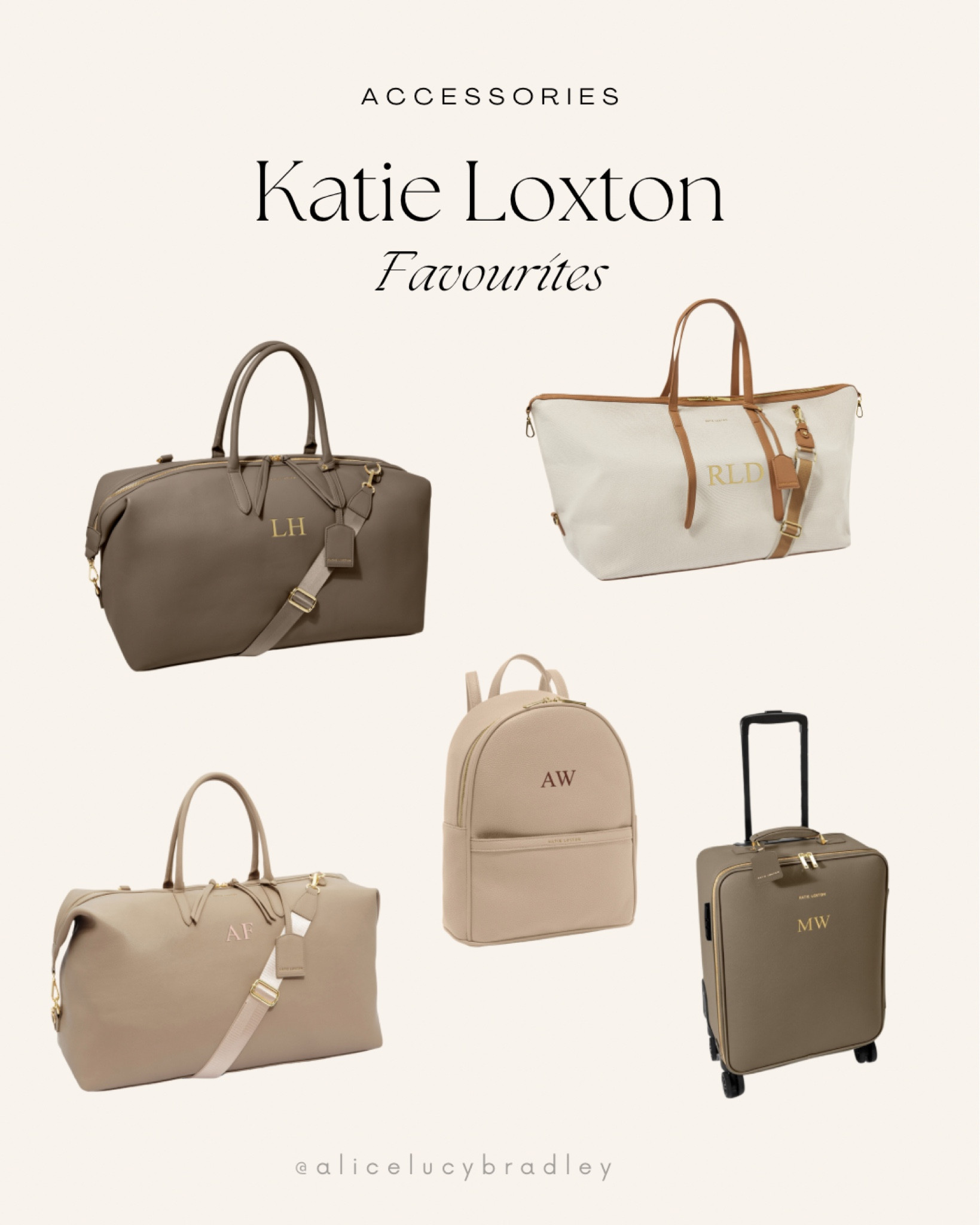 Katie Loxton Favourites 🤎 #KatieLoxton #travelbags #suitcase #travel 

#LTKtravel #LTKfindsunder100 #LTKeurope