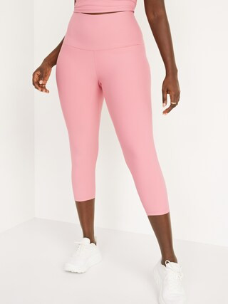 Extra High-Waisted PowerSoft Crop Hidden Pocket Leggings for Women | Old Navy (US)