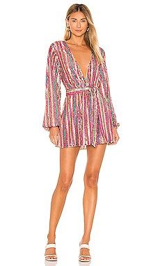 Show Me Your Mumu Wear Me Out Mini Dress in Disco Rainbow Stripe from Revolve.com | Revolve Clothing (Global)