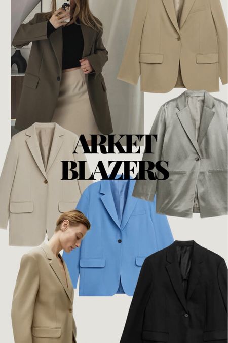 A few of my favourite current season Arket blazers. Most have an oversized fit anyway, so I usually shop my size or the size up ✨
Arket blazer | Petite tailoring | Petite suits | Workwear | Oversized blazer | Layering | Spring outfits 

#LTKspring #LTKstyletip #LTKworkwear