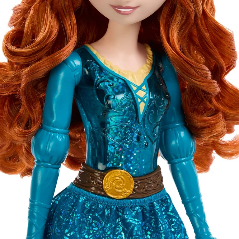 Disney Princess Merida Fashion Doll with Red Hair, Blue Eyes & Hair Accessory, Sparkling Look | Walmart (US)