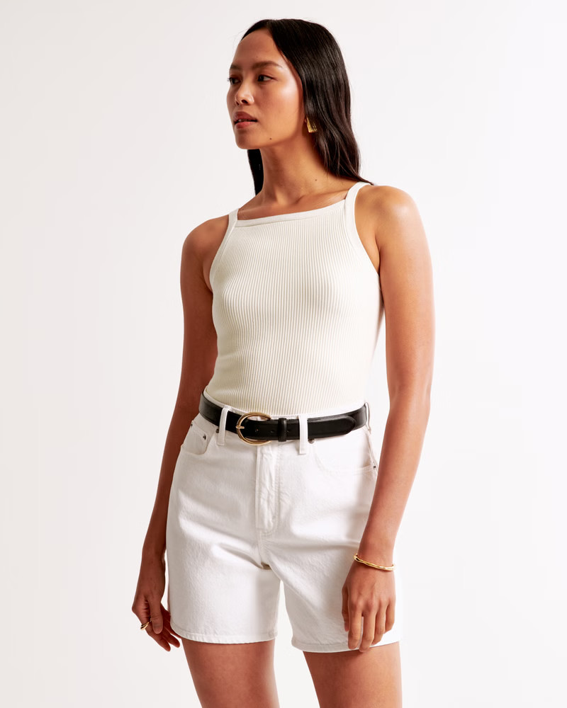 Women's Ottoman High-Neck Top | Women's Tops | Abercrombie.com | Abercrombie & Fitch (US)
