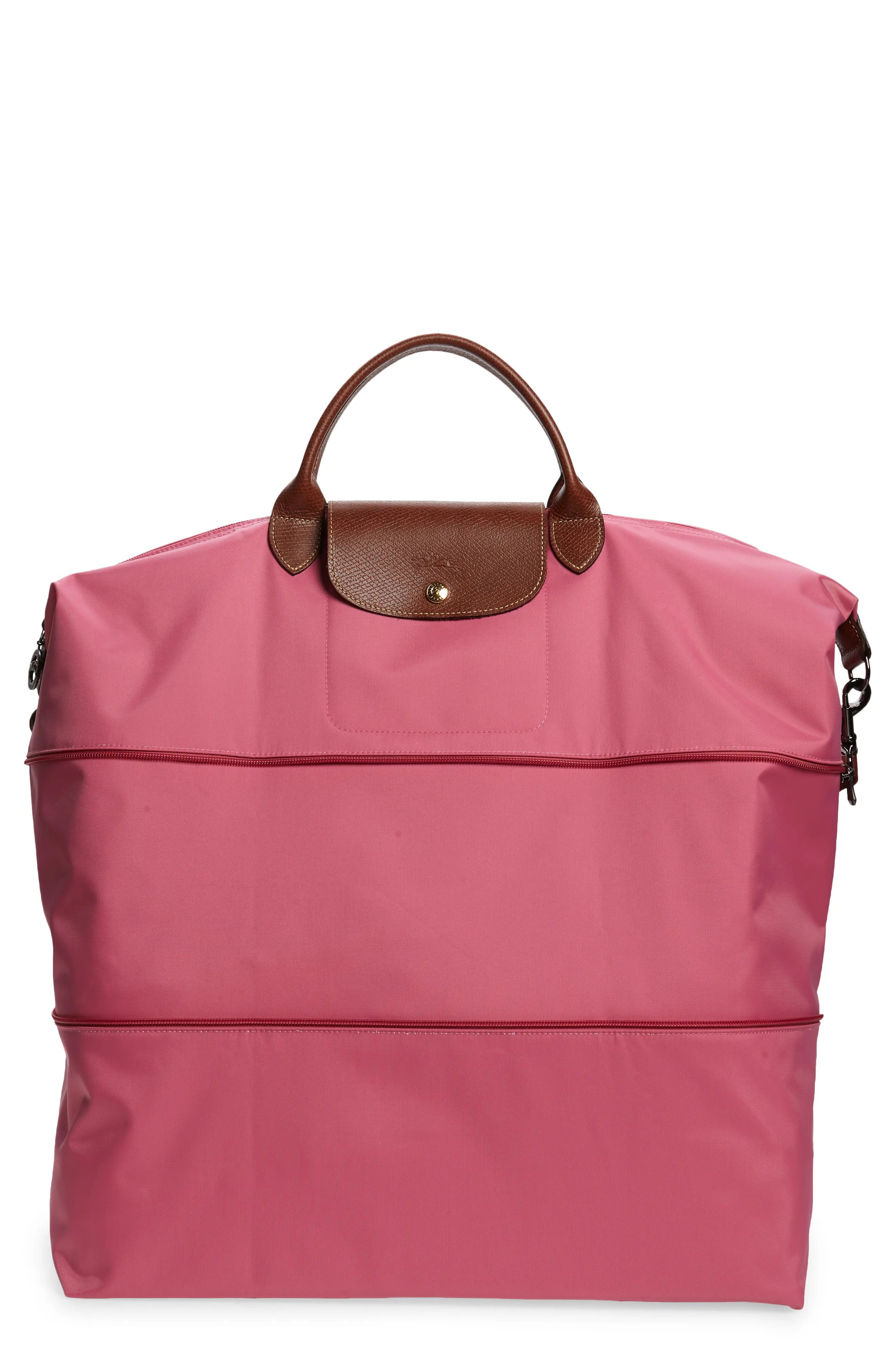 Longchamp Le Pliage Expandable Tote in Peony at Nordstrom | Nordstrom