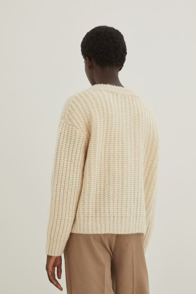 Rib-knit Wool-blend Cardigan | H&M (US + CA)