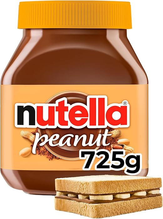 NUTELLA Peanut Spread With Cocoa, Smooth and Creamy Peanut with Cocoa Spread for Afternoon Snacki... | Amazon (CA)