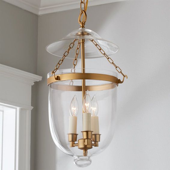 Clear Glass Bell Lantern | Shades of Light