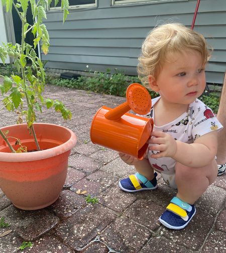 Bub’s summer gear! The cutest gardening set and some water shoes that are very flexible with a wide footbed.

#LTKunder50 #LTKfamily #LTKkids