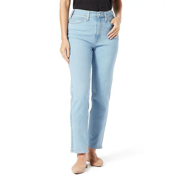 Signature by Levi Strauss & Co.™ Women's Heritage High-Rise Straight Jeans | Walmart (US)