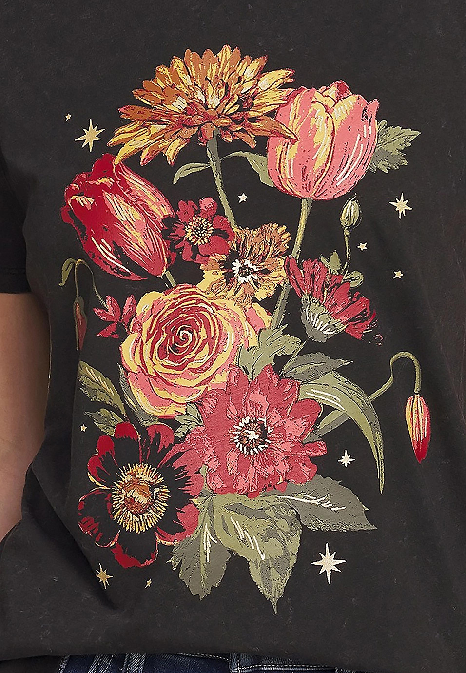 Floral Classic Fit Graphic Tee | Maurices