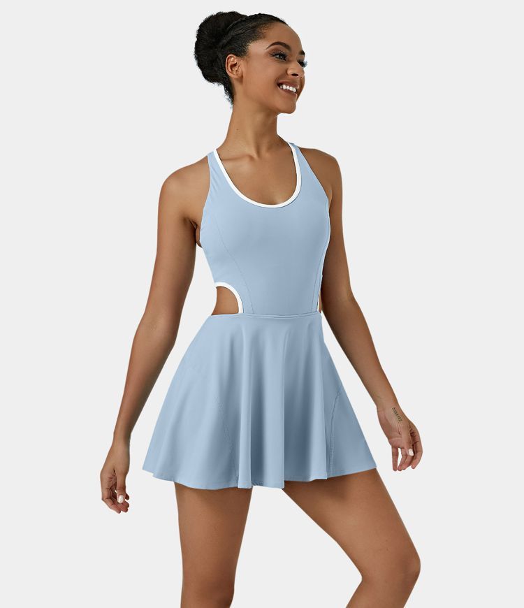 Everyday Softlyzero™ Airy Backless 2-in-1 Cool Touch Activity Dress-Showstopper | HALARA