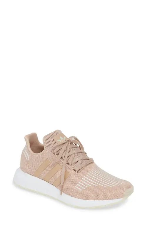 adidas Swift Run Sneaker in Ash Pearl/Off White/White at Nordstrom, Size 5.5 Women's | Nordstrom
